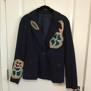Aziz Embroidered Blazer